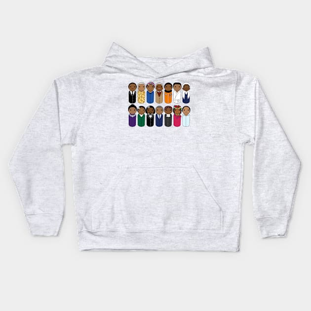 Black History Month Kids Hoodie by scrambledpegs